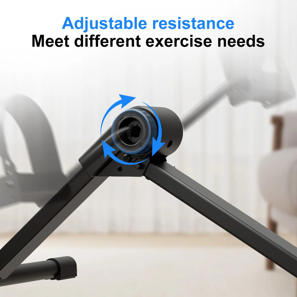 Black Deskercise Bike (Foldable + Bluetooth)